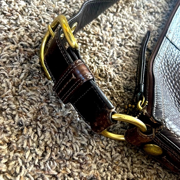 Coach Soho Pebbled Leather Hobo Single Handle Bag Purse - Picture 5 of 8